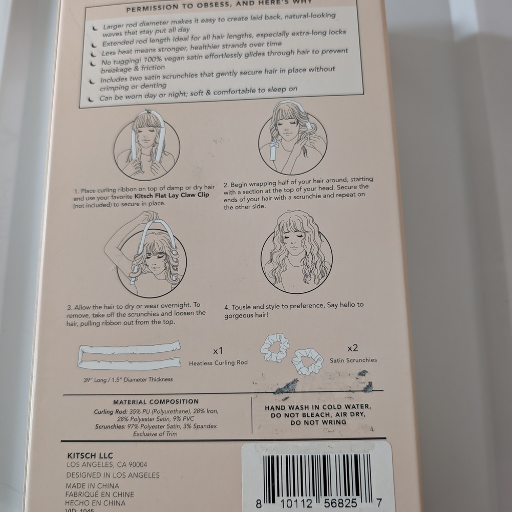 Kitsch Satin Heatless Curling Set -Brown - Picture 2 of 2